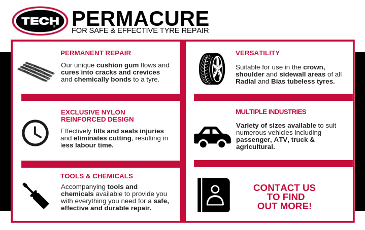 TECH Permacure: For Safe & Effective Tyre Repair